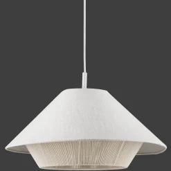 Linen and Rope Ceiling Lamp