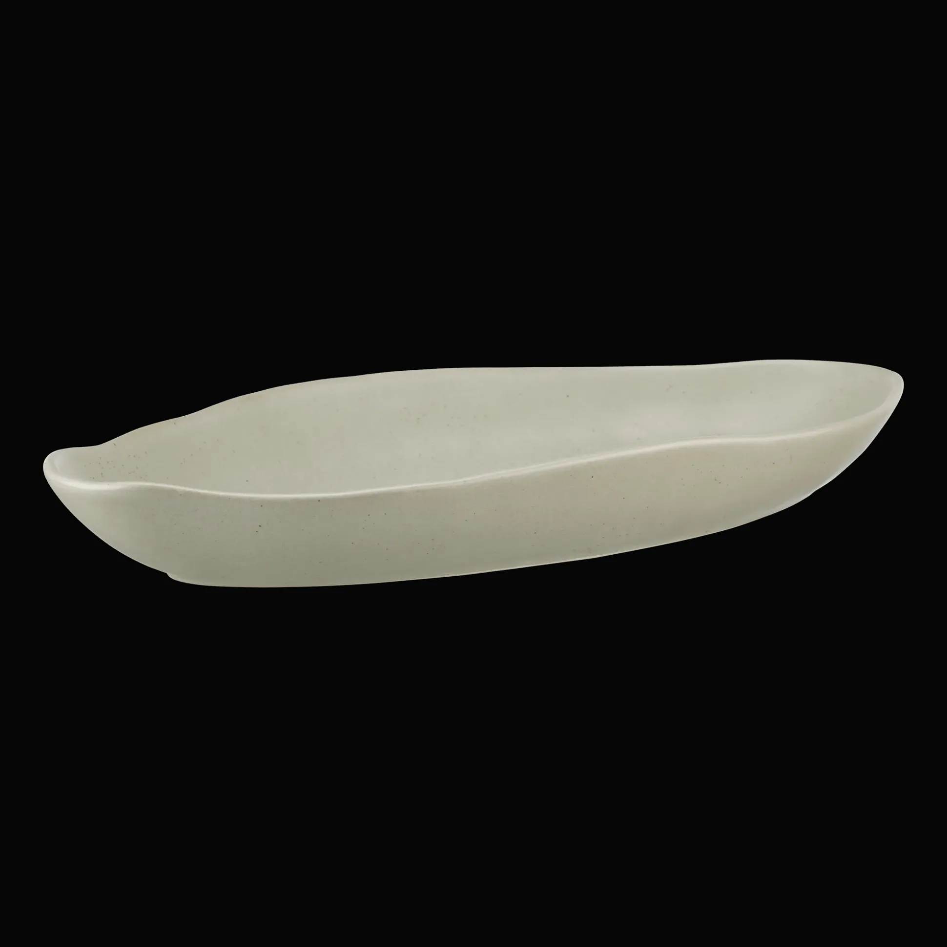 Long Irregular Shaped Ceramic Plate