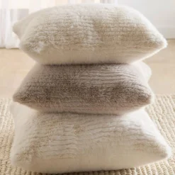 Maddox Faux Fur Oversized Throw Pillow