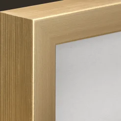 Man & Woman Silhouette Gold Wall Art