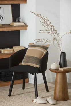 Mango Wood Hourglass Side Table