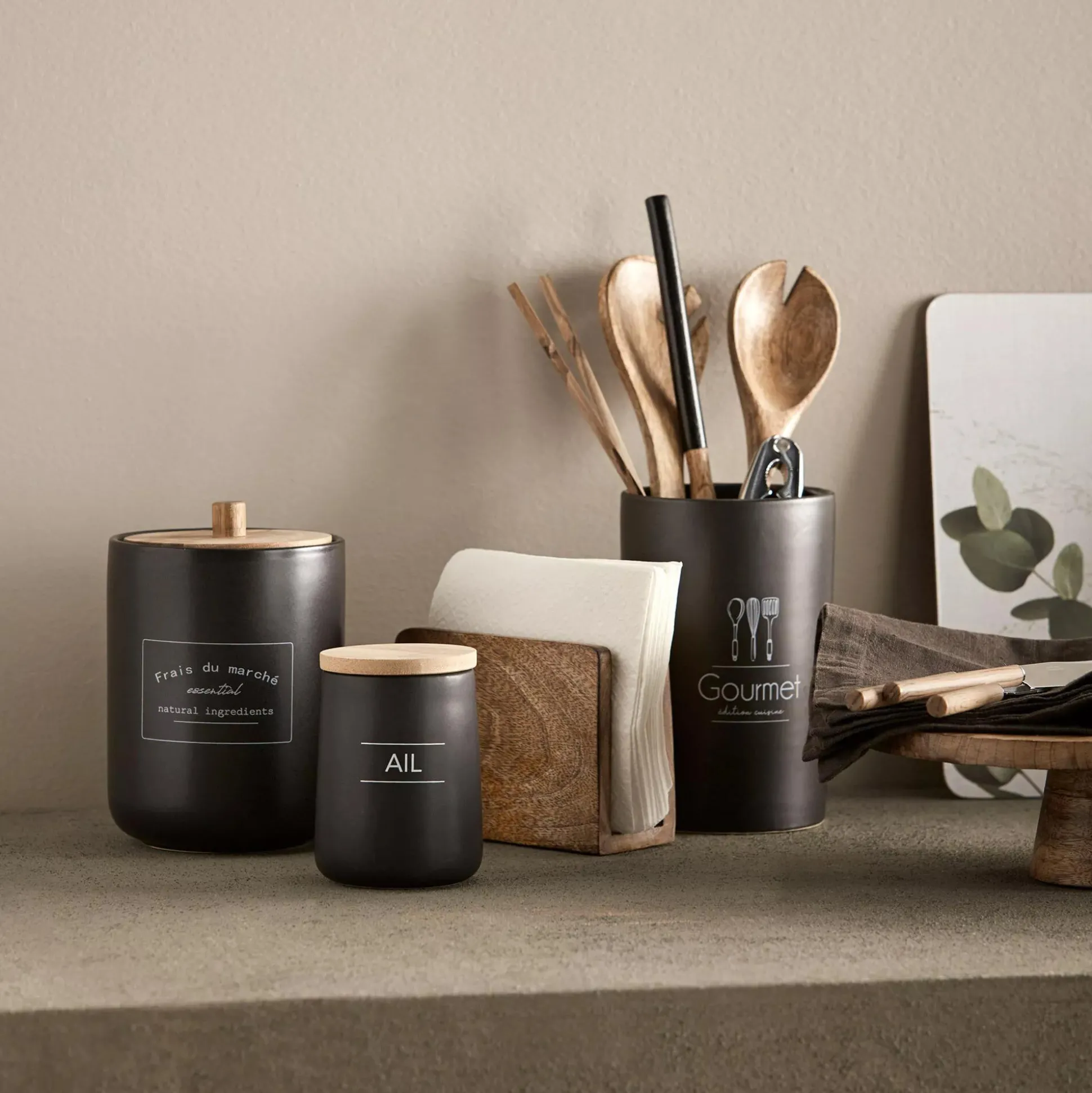 Mango Wood Napkin Holder