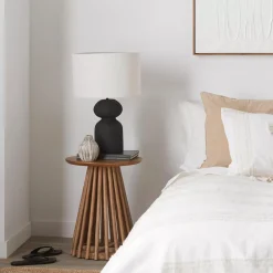 Mango Wood Openwork Side Table