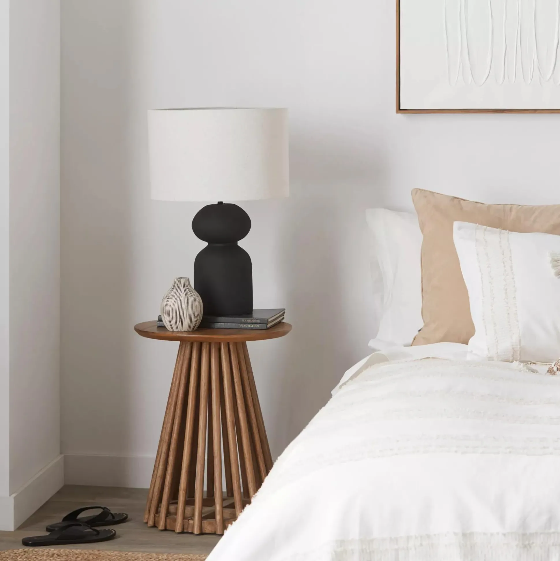 Mango Wood Openwork Side Table