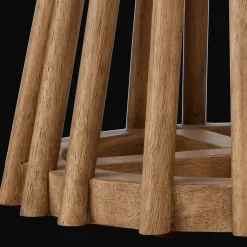 Mango Wood Openwork Side Table