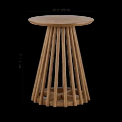 Mango Wood Openwork Side Table