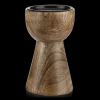 Mango Wood Pillar Candle Holder