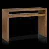 Mango Wood Veneer Console Table