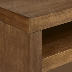 Mango Wood Veneer Console Table