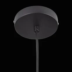 Metal and Wood Ceiling Lamp