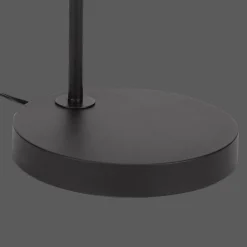 Metal Floor Lamp with White Shade