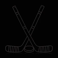 Metal Hockey Wall Art