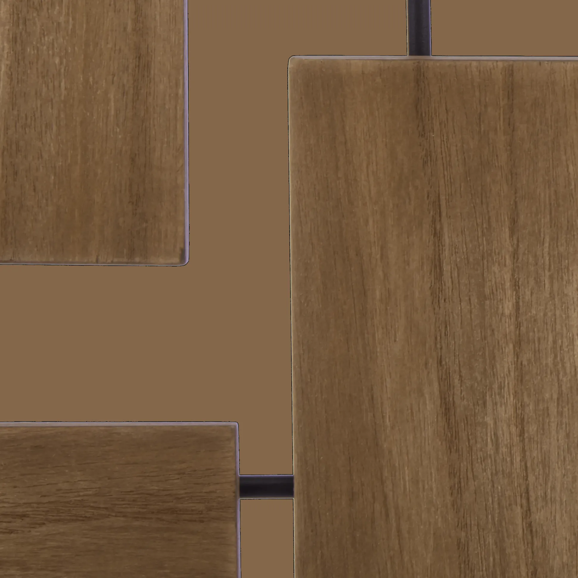 Metal Wood Wall Decoration