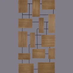 Metal Wood Wall Decoration