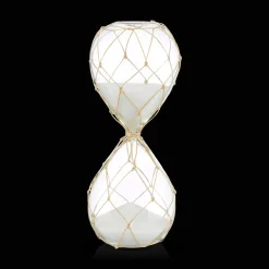 30-Minute Decorative Hourglass with White Sand 7 x 20 cm.