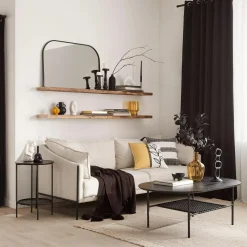 Modern Candle Holder in Black Metal