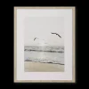 Morning at the Beach Framed Canvas