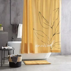 Mustard Braided Bath Mat