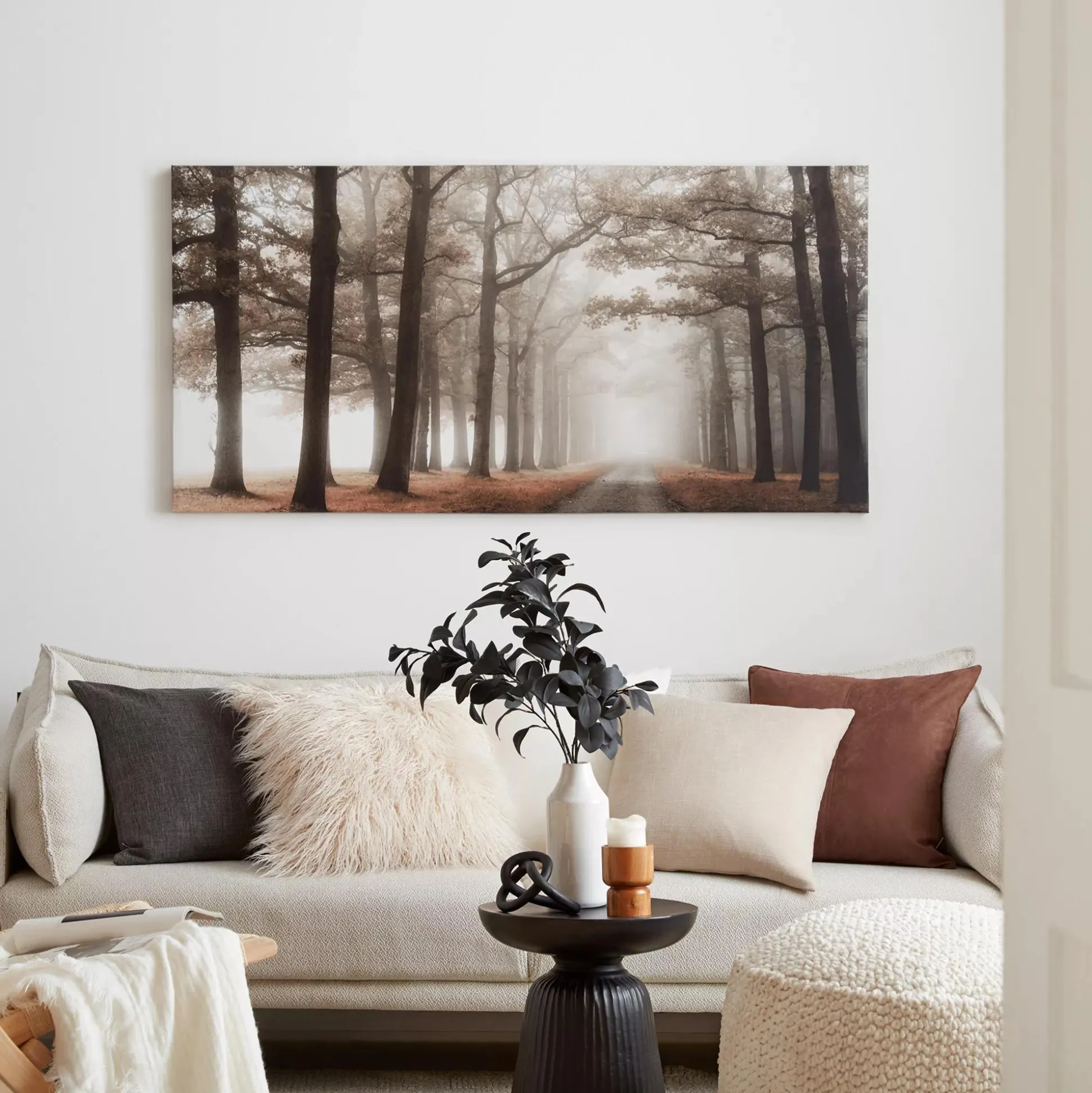 Mystical Pathway Printed Canvas