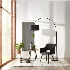 Natural Rattan Planter on Metal Legs