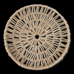 Natural Round Woven Tray