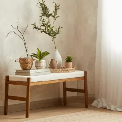 Natural Round Woven Tray