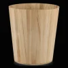 Natural Wood Waste Bin