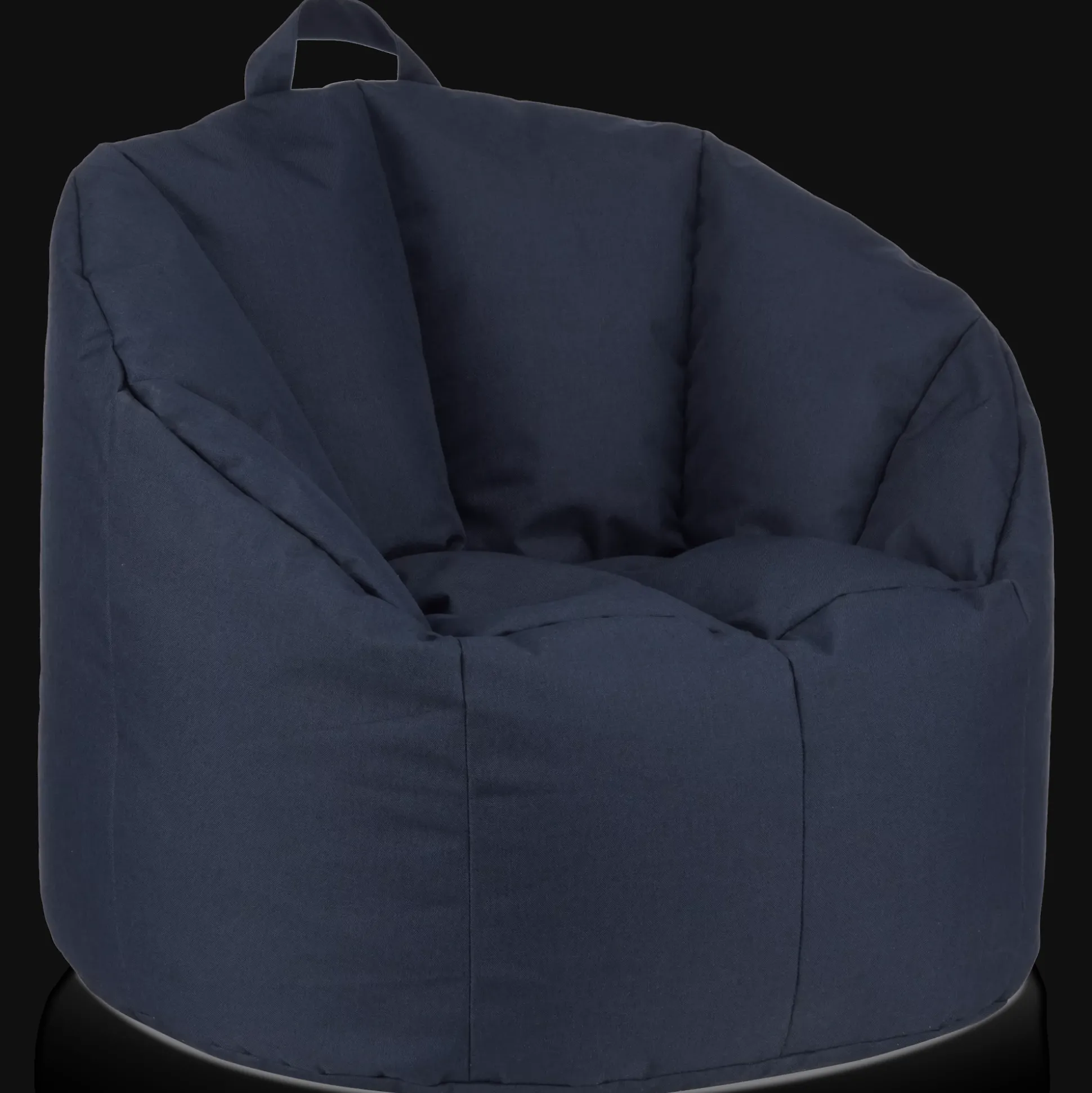 Navy Canvas Bean Bag