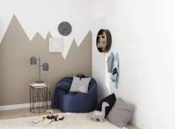 Navy Canvas Bean Bag