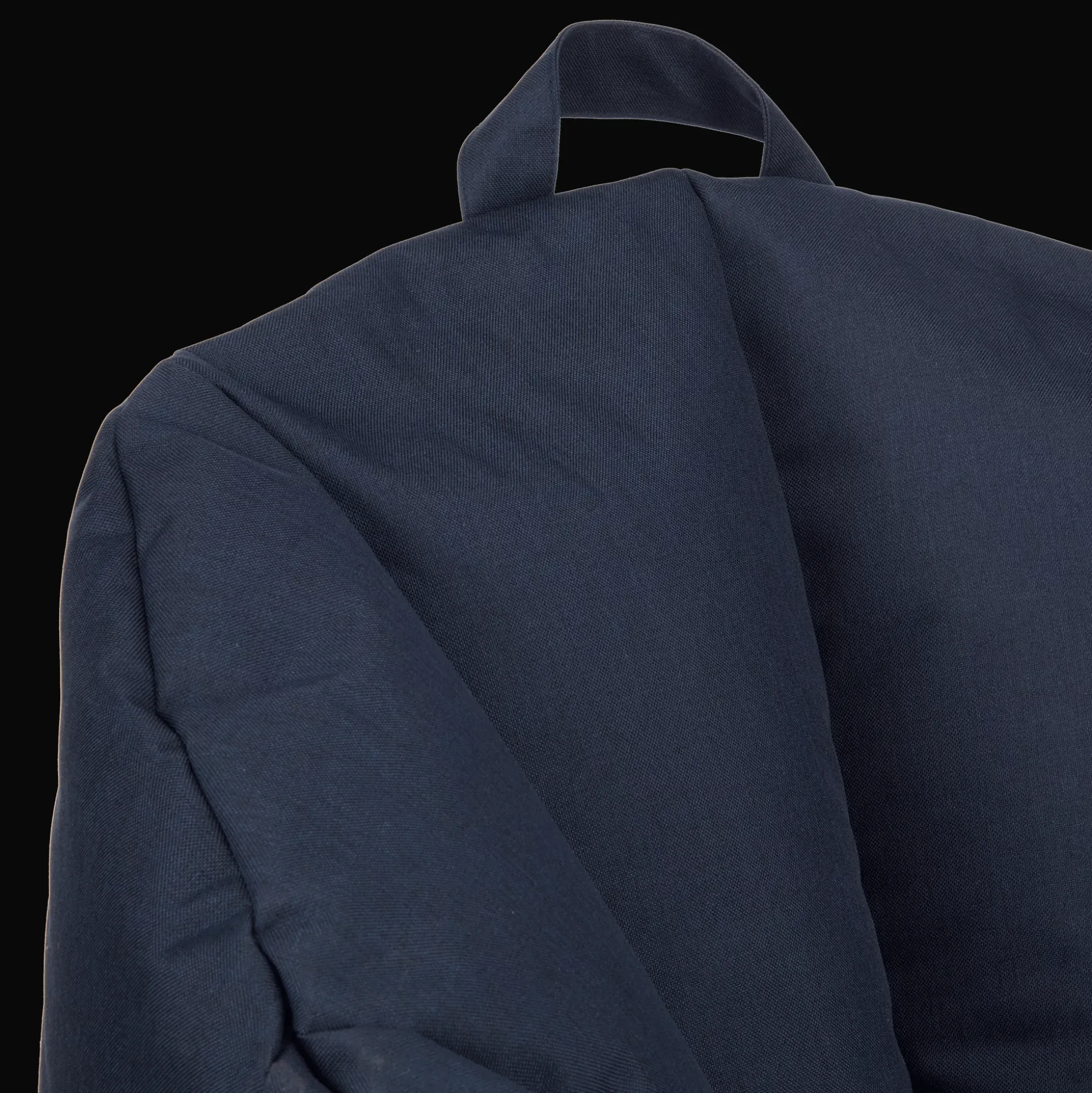 Navy Canvas Bean Bag