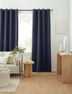 Navy Dion Blackout Curtain