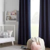 Navy Kimia Blackout Curtain