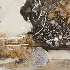 Neutral Beige Oil Painting Canvas