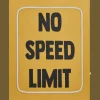 No Speed Limit Neon Wall Art