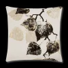 Novak Throw Pillow with Foil Embellishment