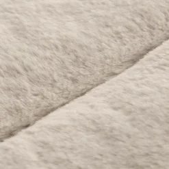 Oatmeal Cougar Faux Fur Throw