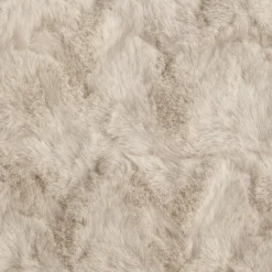 Oatmeal Sheep Faux Fur Throw