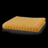 Ochre Ribbed Bath Towel