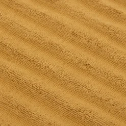 Ochre Ribbed Hand Towel