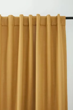 Ochre Taha Rod Pocket Back Tab Blackout Curtain