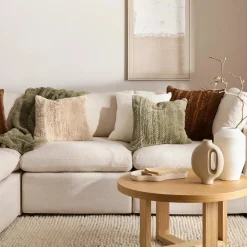 Off White Set of 2 Ellyn Decorative Pillow