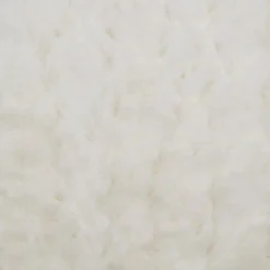 Off White Sheep Faux Fur Throw Pillow