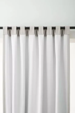 Off White Taha Rod Pocket Back Tab Blackout Curtain