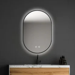 Oval LED Light Up Mirror