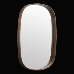 Oval Walnut Mirror