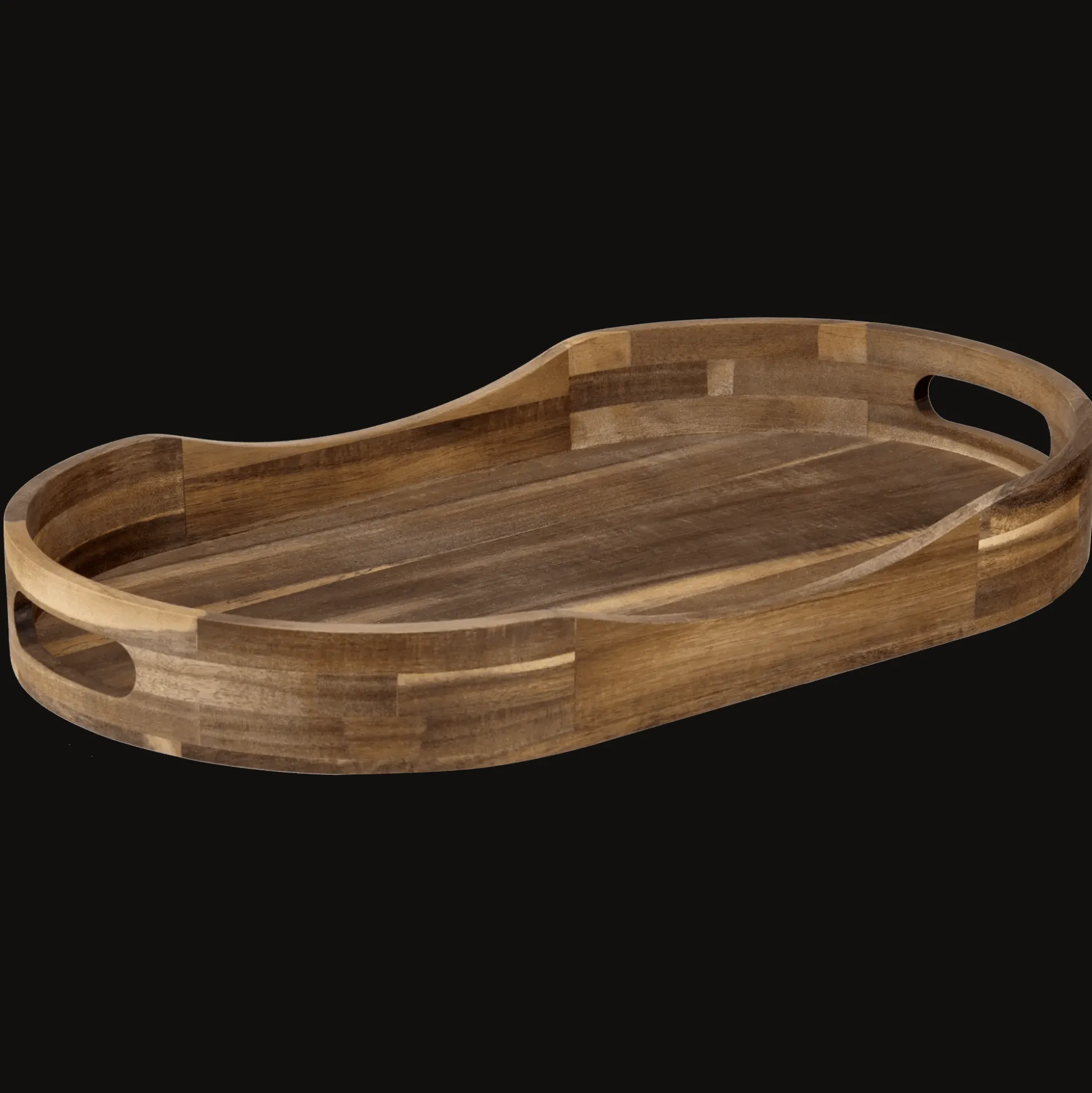 Oval Wood Tray