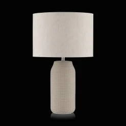 Patterned Ceramic Table Lamp