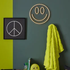 Peace Sign Neon Light Up Wall Art