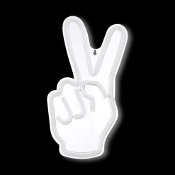 Peace Sign Neon Light Wall Decor
