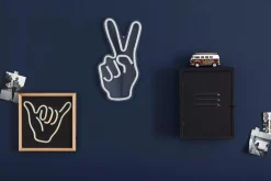 Peace Sign Neon Light Wall Decor